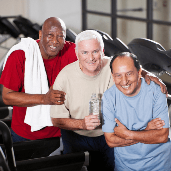 Three Men In A Gym